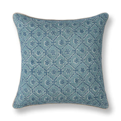 Bromley Blue 22"x22" Throw Pillow (Set of 2)