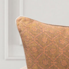 Bromley Golden Brown 22"x22" Throw Pillow (Set of 2) - Ornate Home