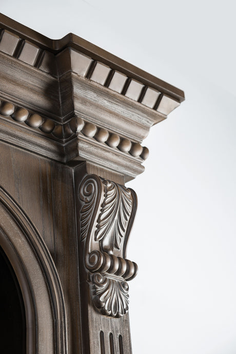 Bromoak Weathered Oak Tv Console - Ornate Home