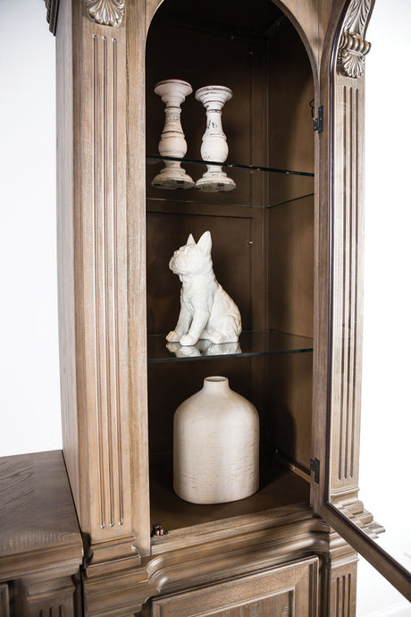 Bromoak Weathered Oak Tv Console - Ornate Home