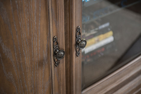 Bromoak Weathered Oak Tv Console - Ornate Home