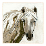 Bronco White Painting by Buddy Whitlock - Ornate Home