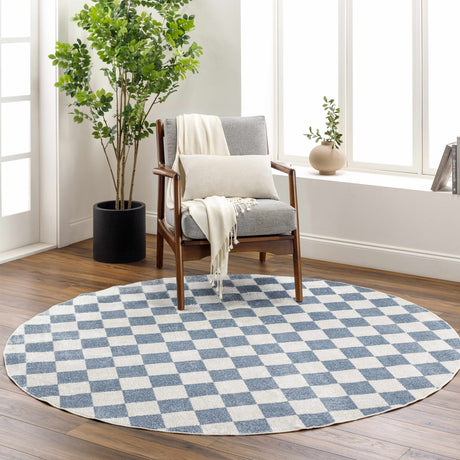 Brone Checkered Washable Area Rug - Ornate Home