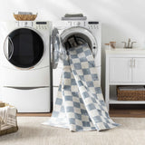 Brone Checkered Washable Area Rug - Ornate Home