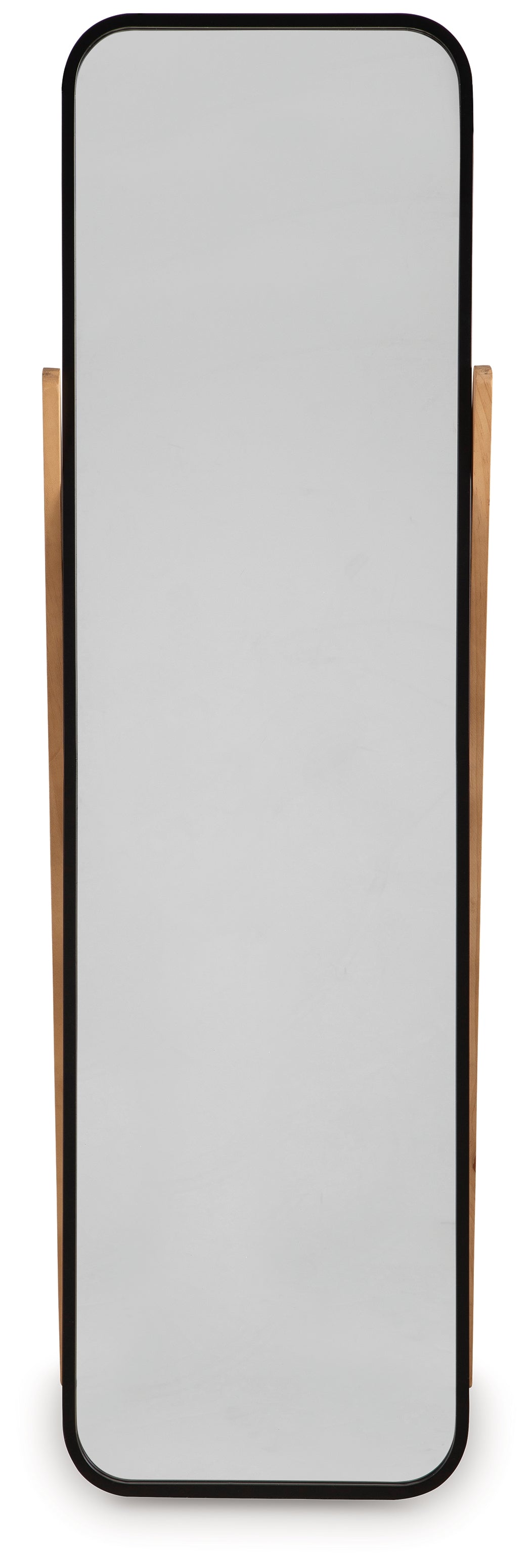 Bronick Black/Brown Floor Mirror (Online Special Price) - Ornate Home