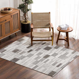 Bronka Broken-Striped Area Rug - Clearance - Ornate Home
