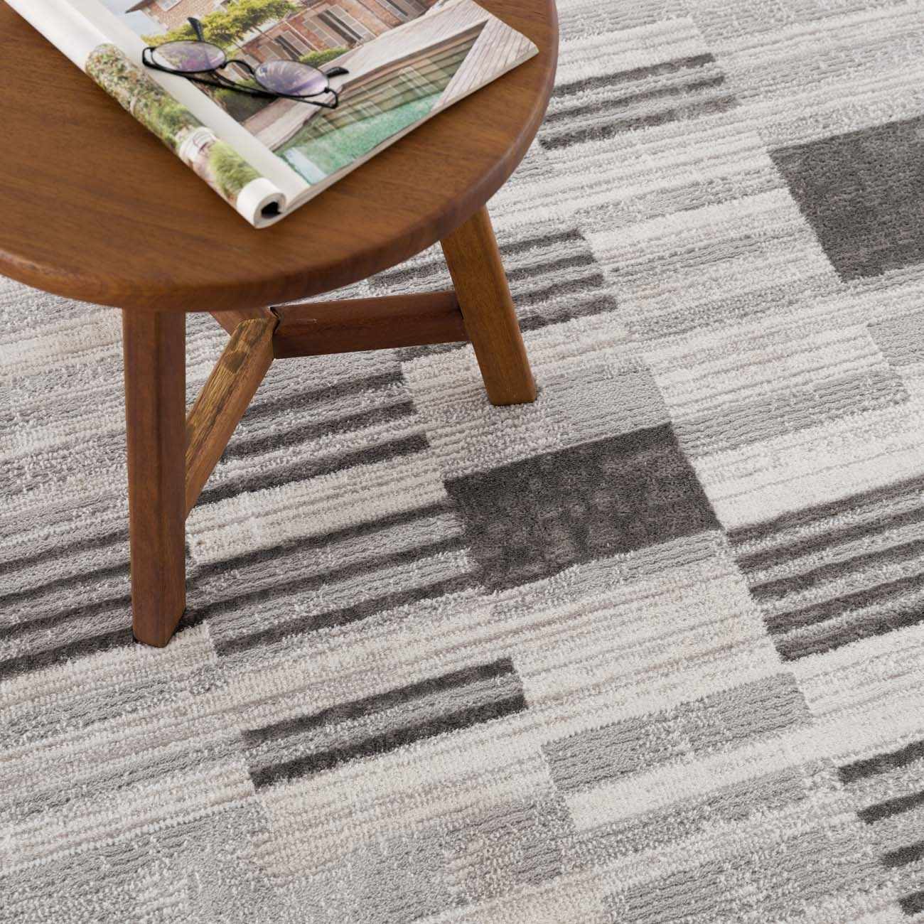 Bronka Broken-Striped Area Rug - Clearance - Ornate Home