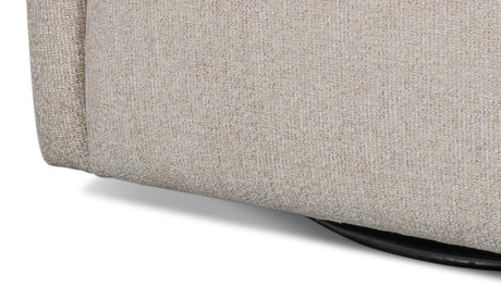 Bronson Beige Swivel Chair - Ornate Home