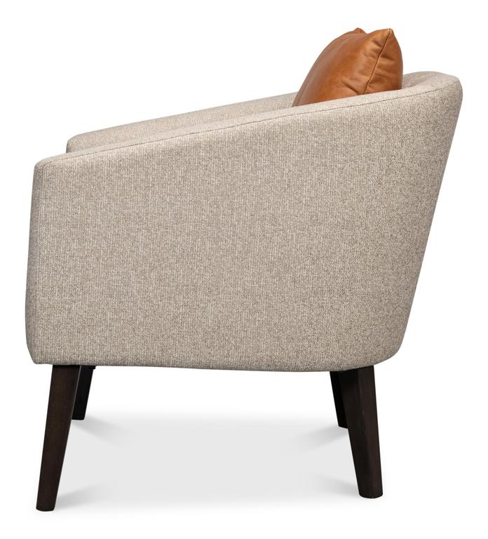 Bronson Beige Tub Chair - Ornate Home