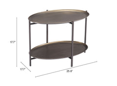 Bronson Bronze Coffee Table - Ornate Home