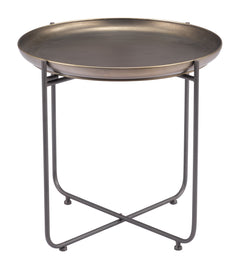 Bronson Bronze Side Table - Ornate Home