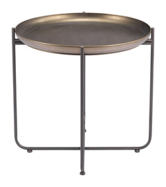 Bronson Bronze Side Table - Ornate Home