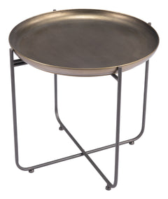 Bronson Bronze Side Table - Ornate Home