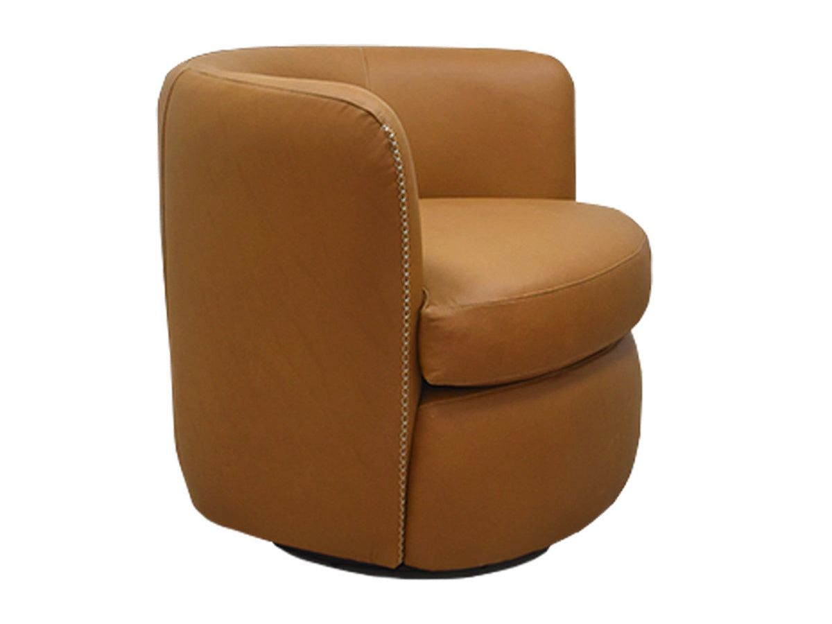 Bronson Brown Swivel Accent Chair - Ornate Home