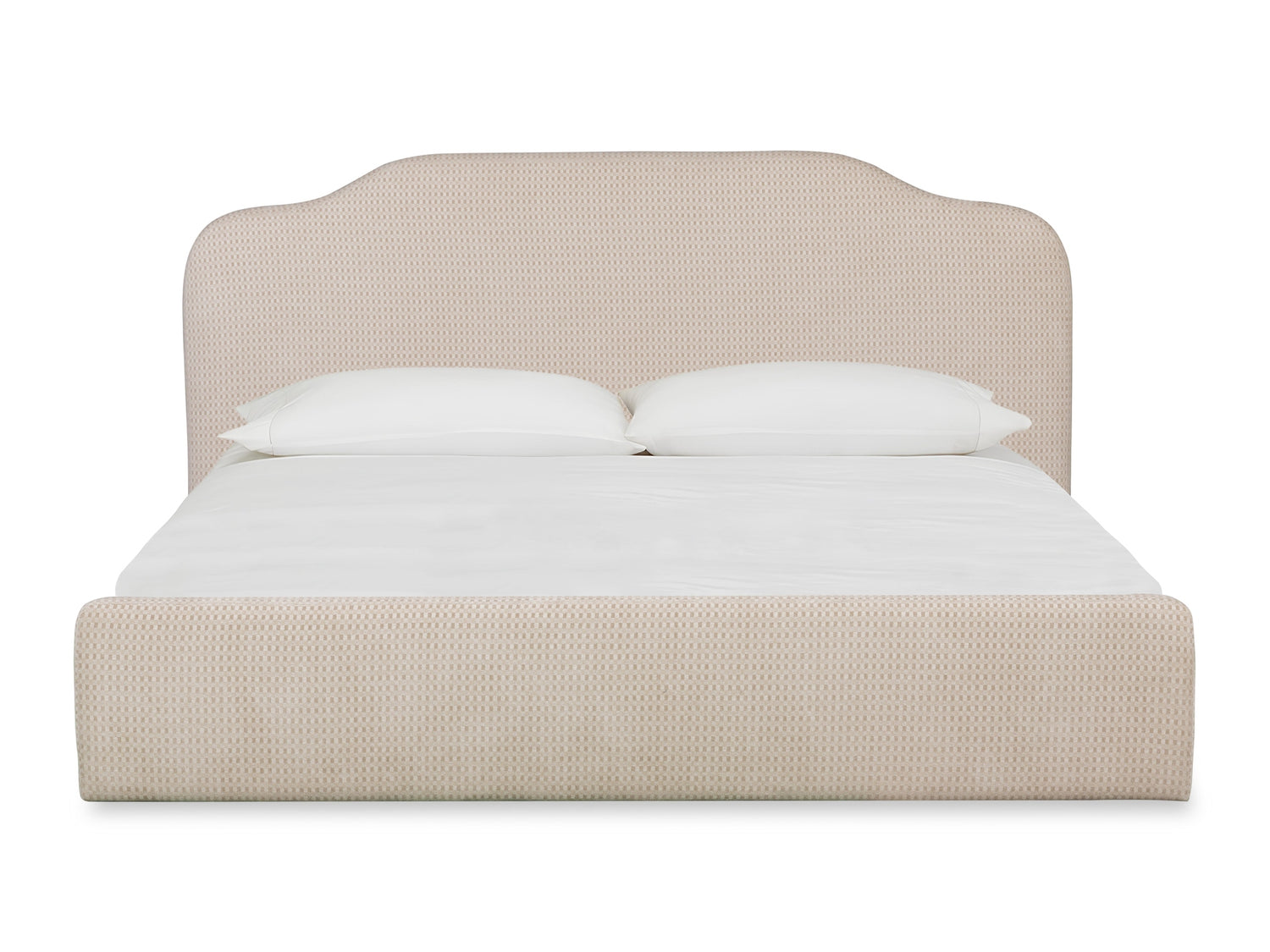 Bronson Pasadena Cottage Cream California King Upholstered Bed - Ornate Home