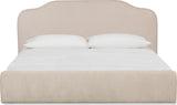 Bronson Pasadena Cottage Cream California King Upholstered Bed - Ornate Home