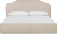 Bronson Pasadena Cottage Cream California King Upholstered Bed - Ornate Home
