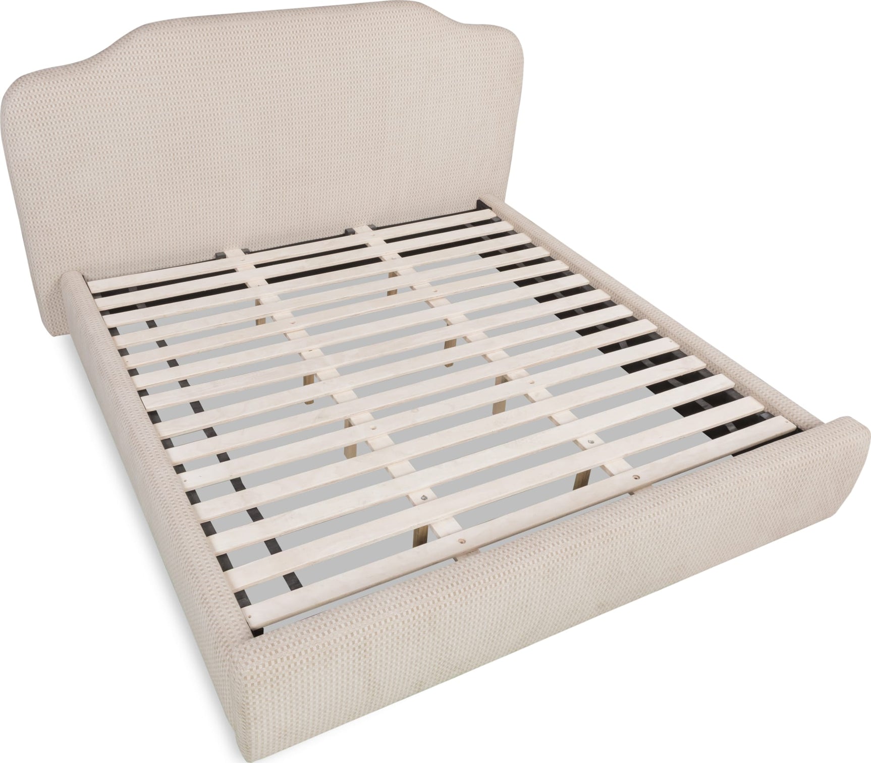Bronson Pasadena Cottage Cream California King Upholstered Bed - Ornate Home