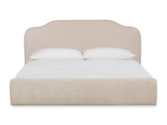 Bronson Pasadena Cottage Cream King Upholstered Bed - Ornate Home