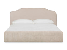 Bronson Pasadena Cottage Cream King Upholstered Bed - Ornate Home