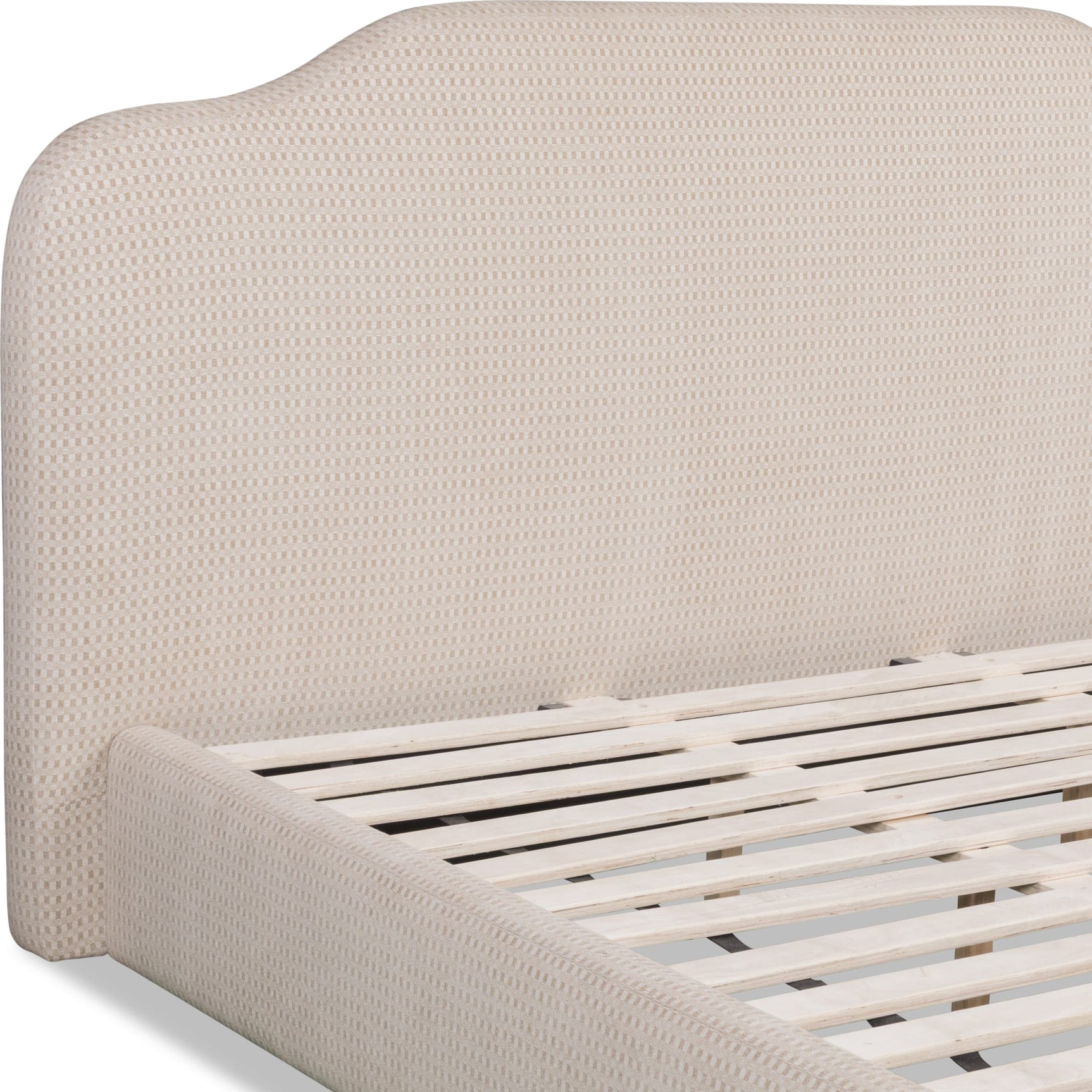 Bronson Pasadena Cottage Cream King Upholstered Bed - Ornate Home