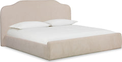 Bronson Pasadena Cottage Cream Queen Upholstered Bed - Ornate Home
