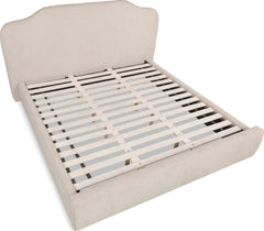 Bronson Pasadena Cottage Cream Queen Upholstered Bed - Ornate Home