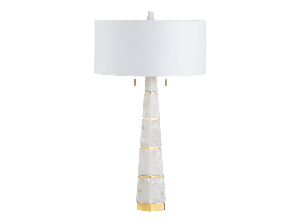 Bronte White/Gold Buffet Lamp - Ornate Home