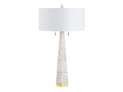 Bronte White/Gold Buffet Lamp - Ornate Home
