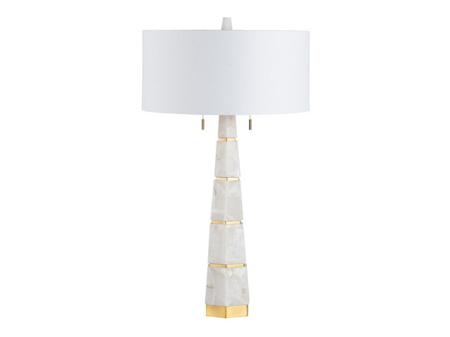 Bronte White/Gold Buffet Lamp - Ornate Home