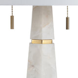Bronte White/Gold Buffet Lamp - Ornate Home