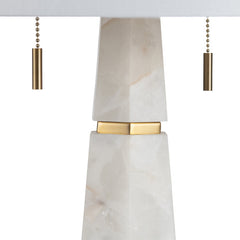 Bronte White/Gold Buffet Lamp - Ornate Home