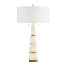 Bronte White/Gold Buffet Lamp - Ornate Home
