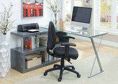 Bronwen Gray Computer Desk - Ornate Home
