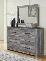 Bronyan Dark Gray Dresser and Mirror - Ornate Home