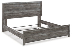 Bronyan Dark Gray King Panel Bed - Ornate Home