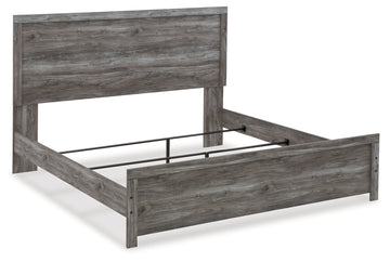 Bronyan Dark Gray King Panel Bed - Ornate Home