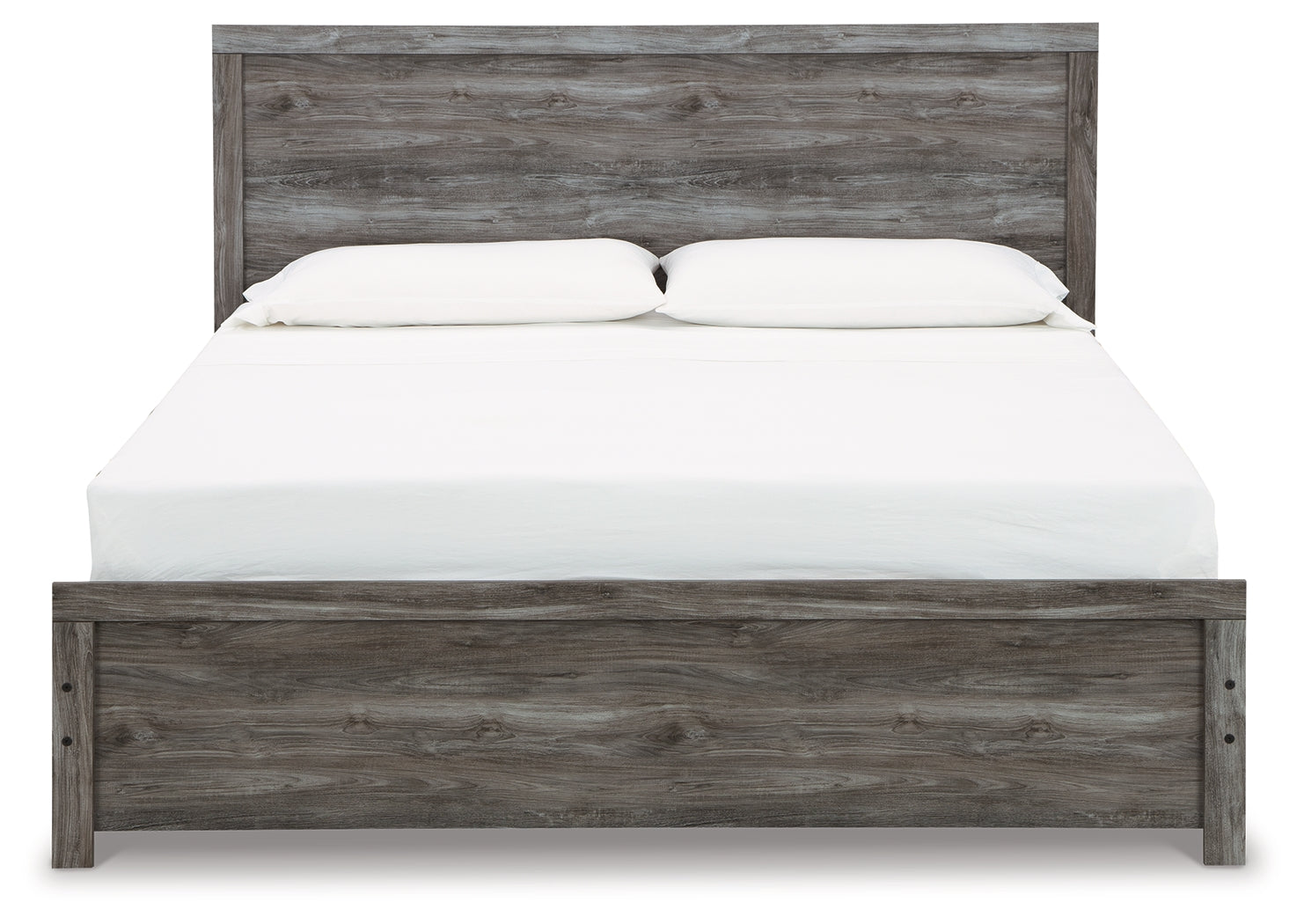 Bronyan Dark Gray King Panel Bed - Ornate Home