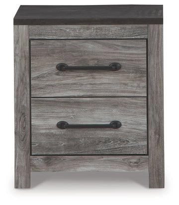 Bronyan Dark Gray King Panel Bedroom Set with Dresser, Mirror and Nightstand - Ornate Home