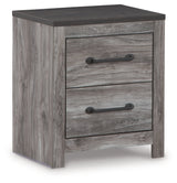 Bronyan Dark Gray Nightstand - Ornate Home