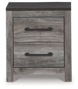 Bronyan Dark Gray Nightstand - Ornate Home