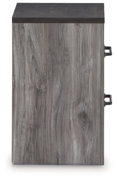 Bronyan Dark Gray Nightstand - Ornate Home