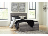 Bronyan Dark Gray Queen Panel Bed - Ornate Home