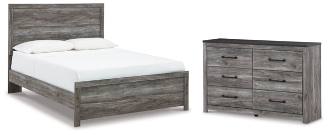 Bronyan Dark Gray Queen Panel Bed and Dresser (Online Special Price) - Ornate Home