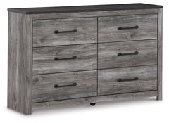 Bronyan Dark Gray Queen Panel Bed and Dresser - Ornate Home
