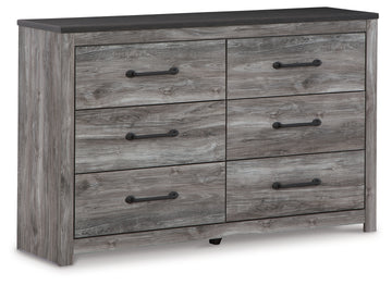 Bronyan Dark Gray Queen Panel Bed and Dresser - Ornate Home