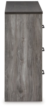Bronyan Dark Gray Queen Panel Bed and Dresser - Ornate Home