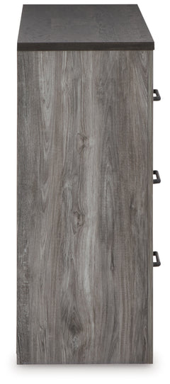 Bronyan Dark Gray Queen Panel Bed and Dresser - Ornate Home