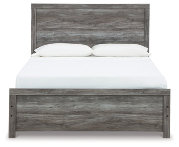 Bronyan Dark Gray Queen Panel Bed and Dresser - Ornate Home