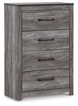 Bronyan Dark Gray Queen Panel Bedroom Set with Dresser, Mirror, Chest and 2 Nightstands - Ornate Home